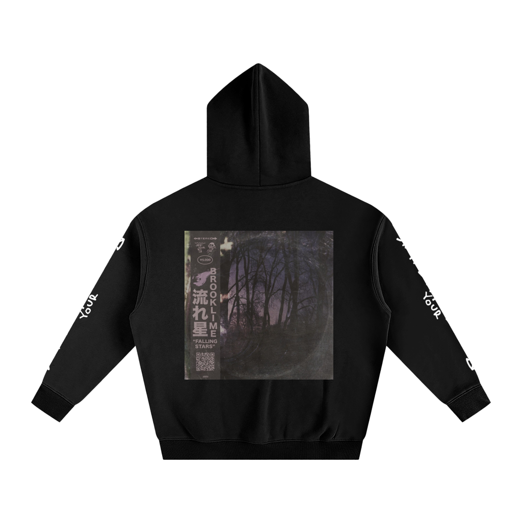 "Falling Stars" Oversize Fleeced Hoodie