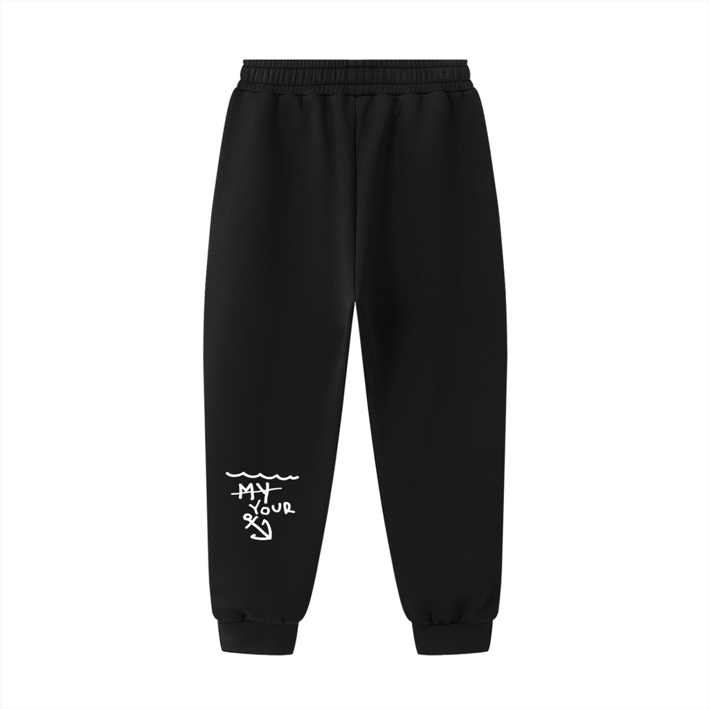 "Sink 2 Your Level" Essential Drawstring Jogged Sweatpants